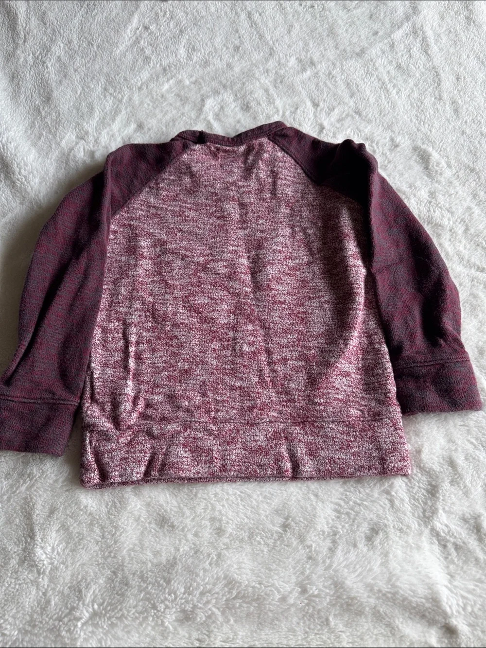Old Navy Burgundy & Pink 'Explore' Graphic Pullover Sweatshirt